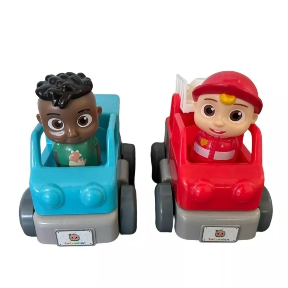 Cocomelonn Build A Cars: JJ Firetruck & Cody Mail Truck